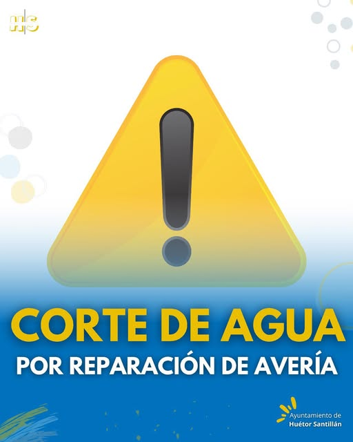 corte de agua
