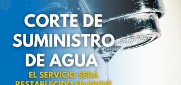 corte de agua